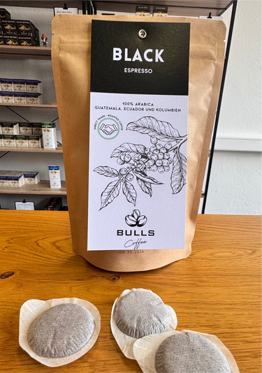 BULLS Black Edition - Espresso - E.S.E. Kaffeepads